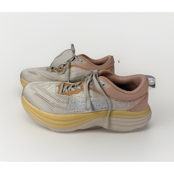 HOKA Bondi 8 Men's 9.5 D US Shifting Sand 1123202 SSEG Athletic Running Shoes - Picture 5 of 11